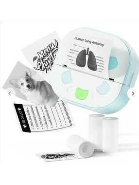 D21 Portable Sticker Printer Black & White Photo Print Scan Label Print / New